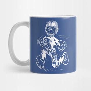 Bolt - Chargers Football Mascot White Mug